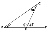 Find the measure of angles x and y