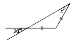 Find the value of x in the following figure.