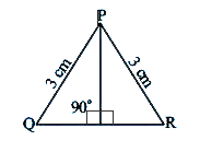 By applying RHS congruence rule, state which pairs of triangles are congruent. In case of congruent triangles, write the result in symbolic form.