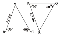 In following pairs of triangles, find the pairs which are congruent? Also, write the criterion of congruence.