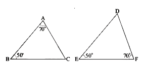 In following pairs of triangles, find the pairs which are congruent? Also, write the criterion of congruence.