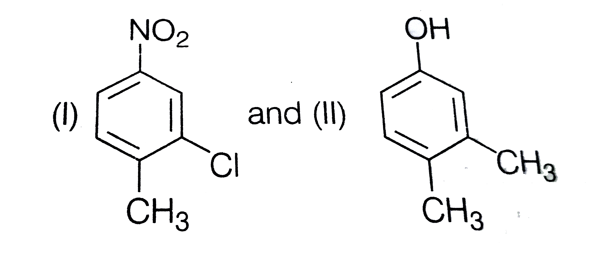 The correct IUPAC name of the following.   are, respectively