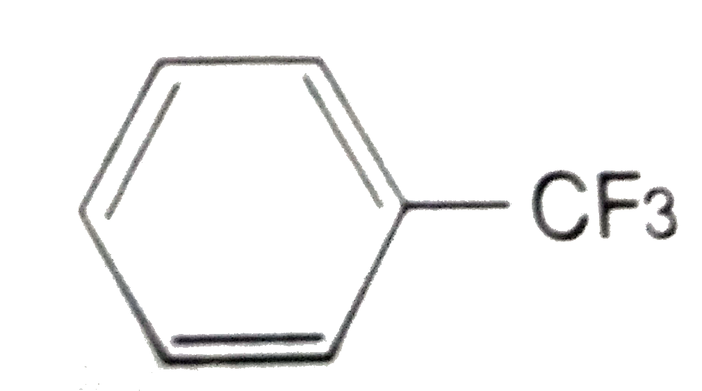 The major product of the reaction of       with electrophile, E^(+), is