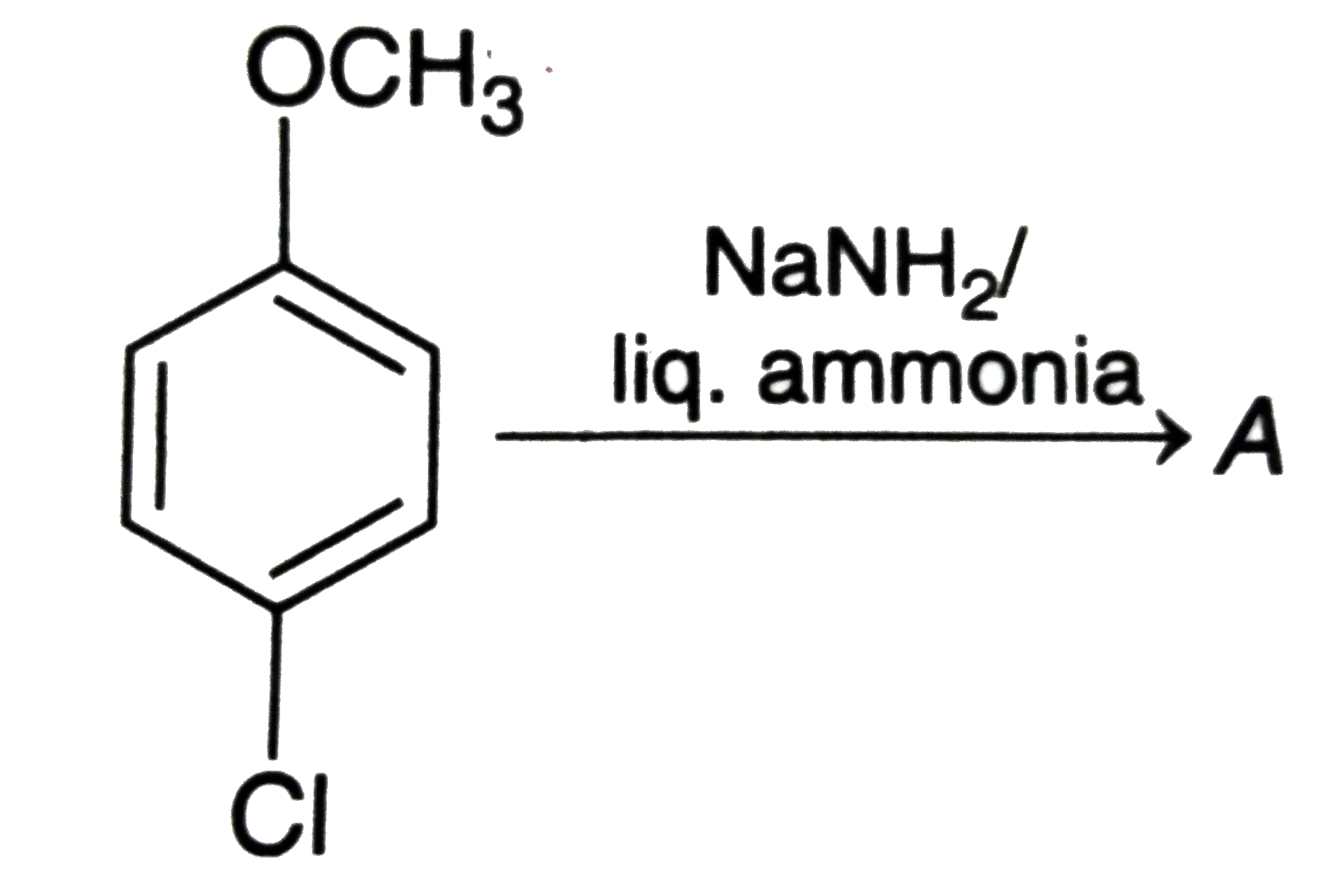 In the reaction,      The major product A is