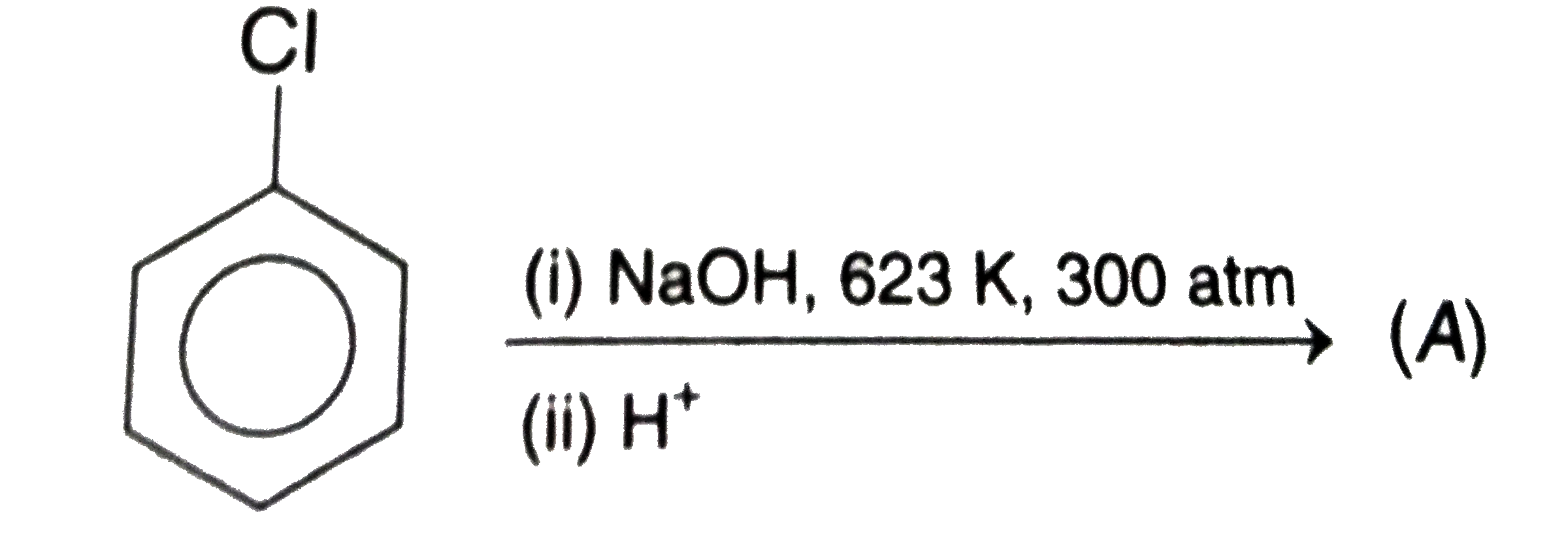 What is 'A' in the following reaction ?