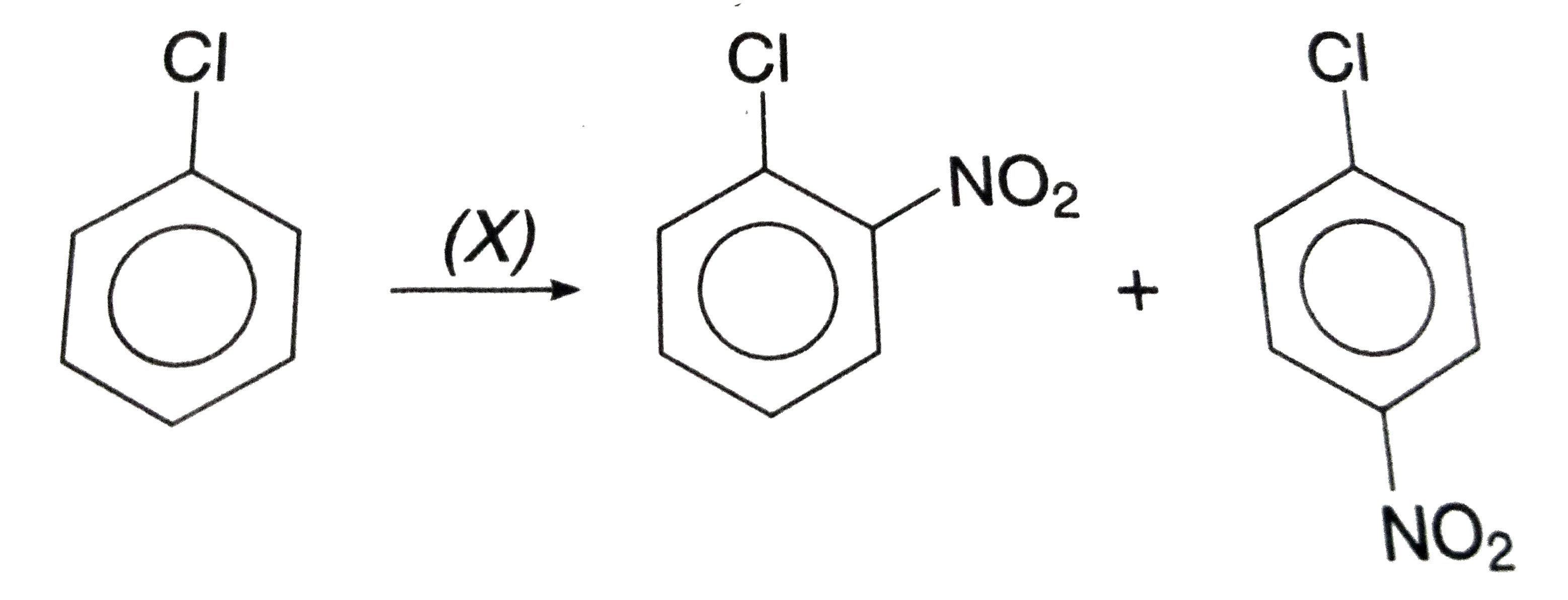 Select the reagent (X) used in the reaction.