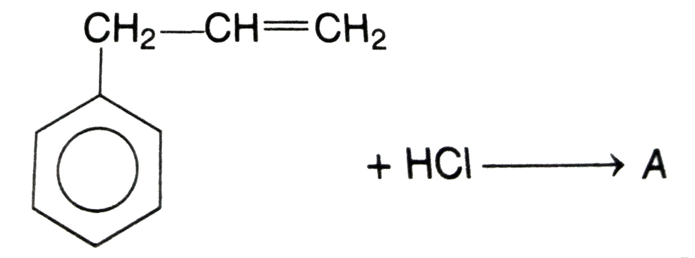 What is 'A' in the following reaction ?