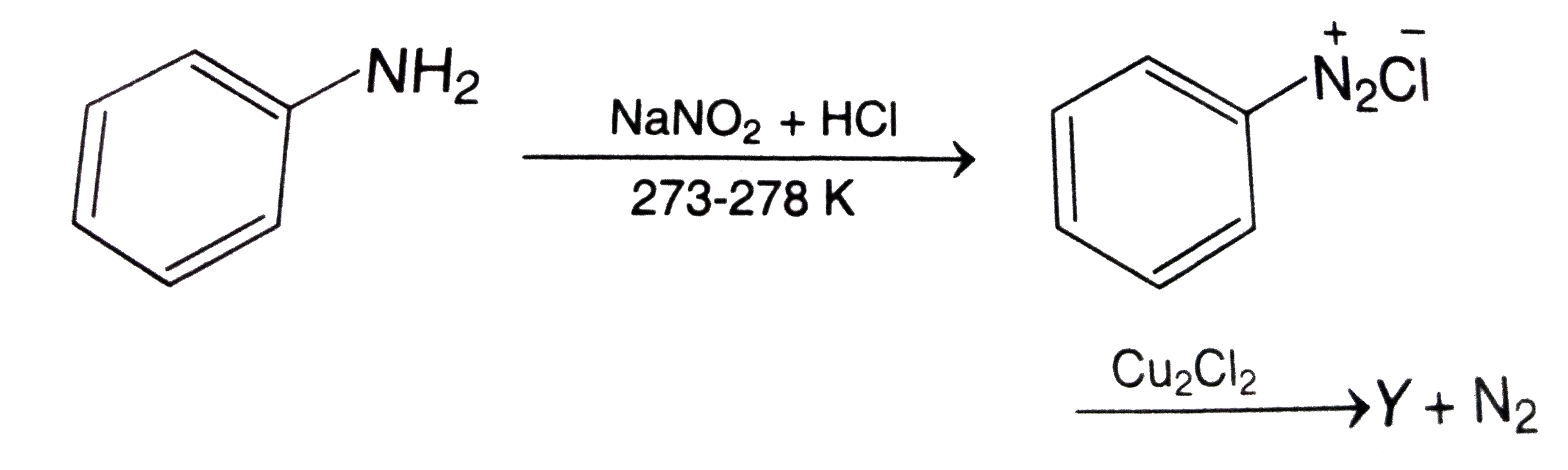 Identify the compound Y  in the following reaction.