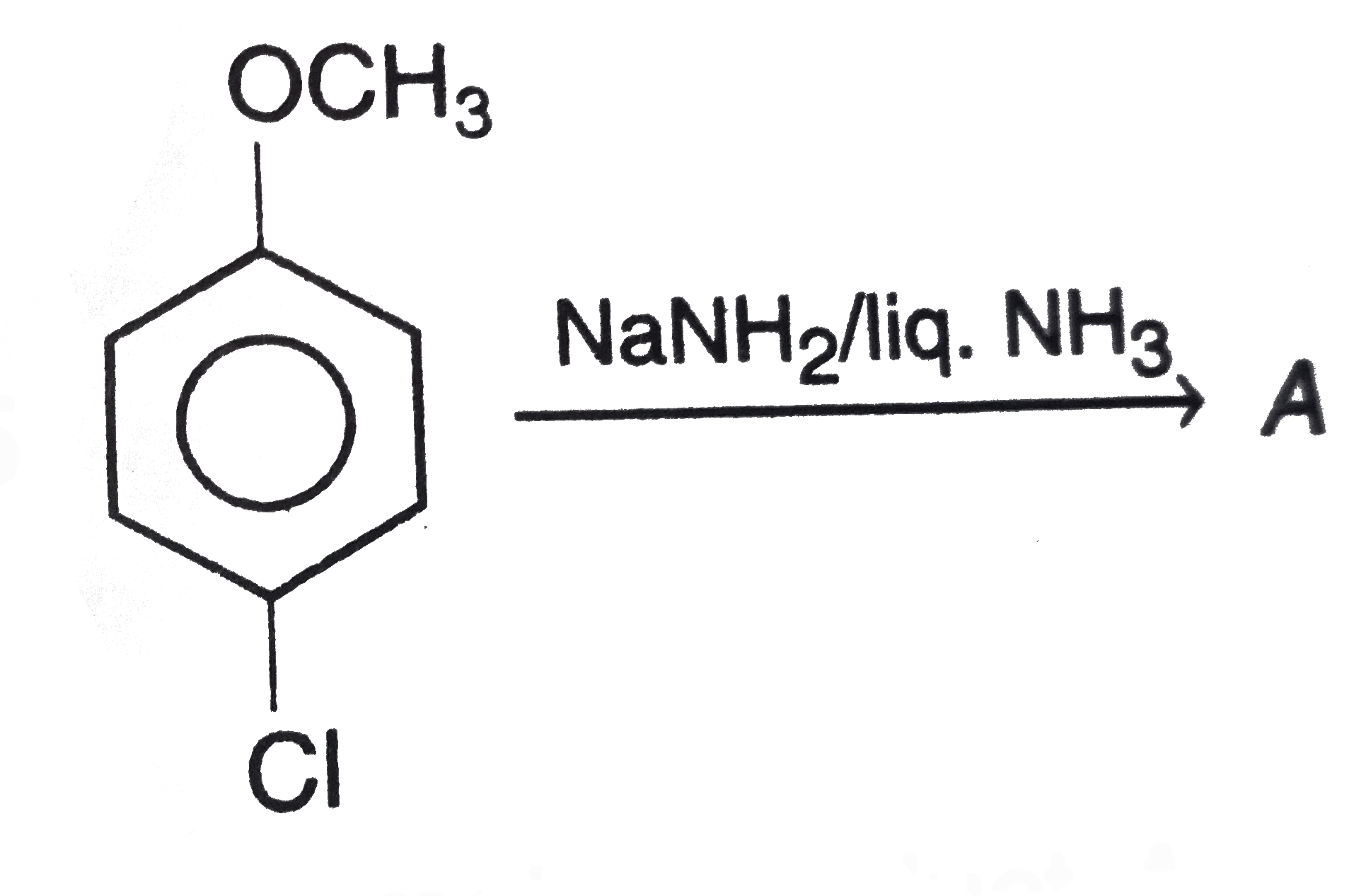 The major product A is