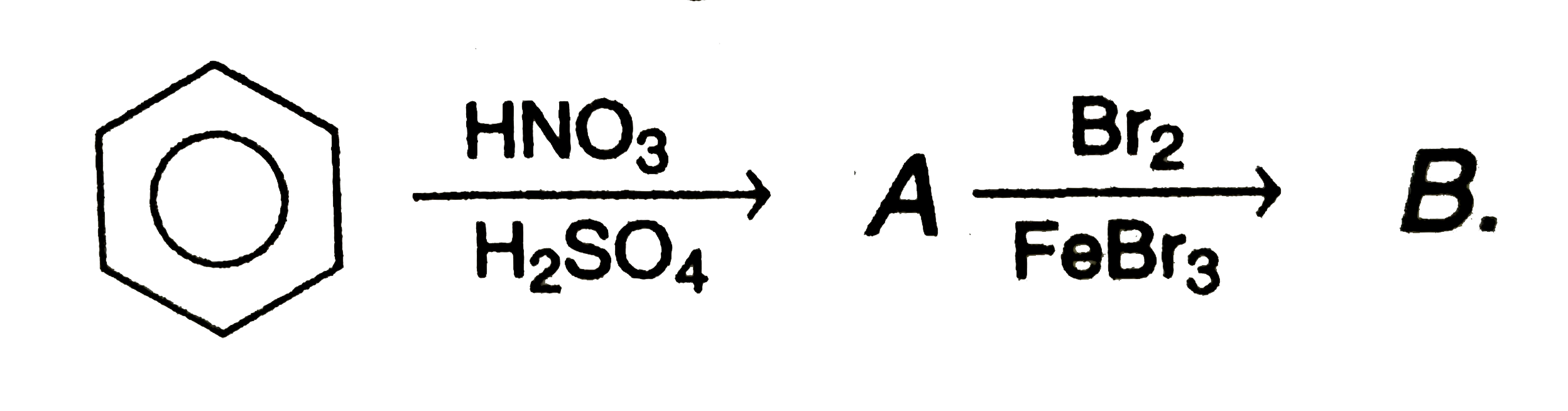 Consider the following reaction      The compound B is