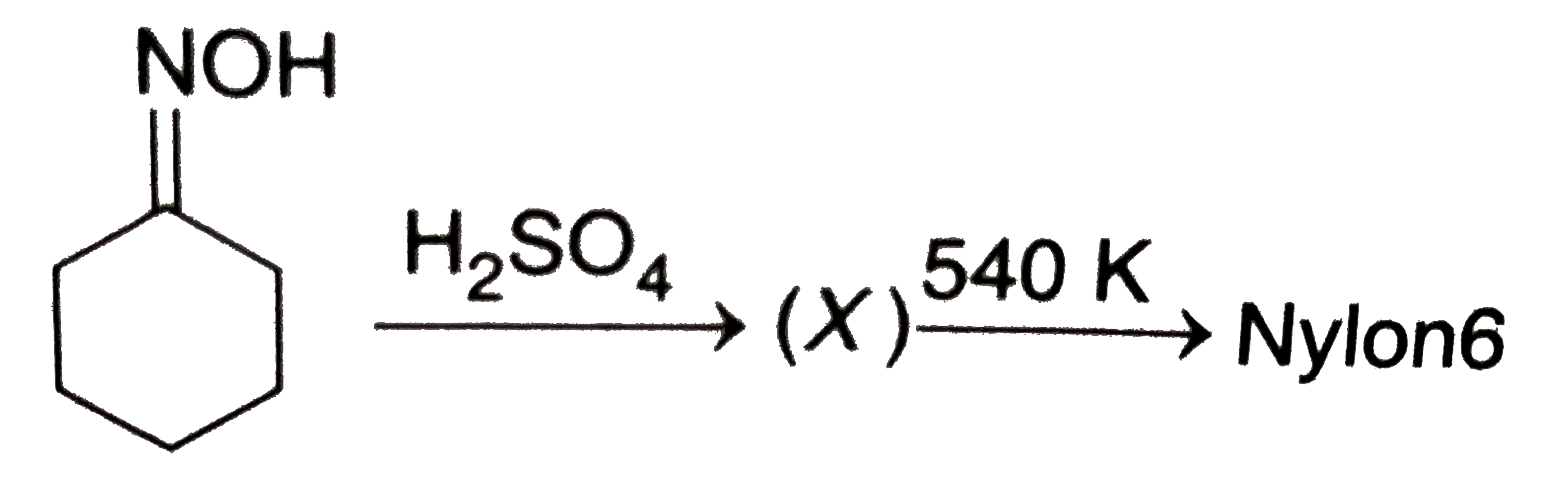 In the reaction sequence ,  (X)  is