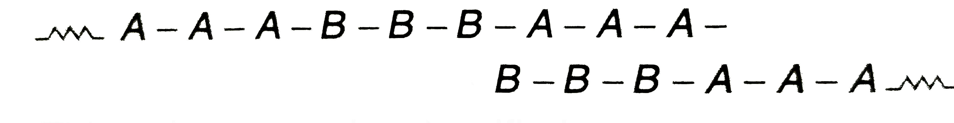 Consider the following structure  of polymer        This polymer  can be classified as