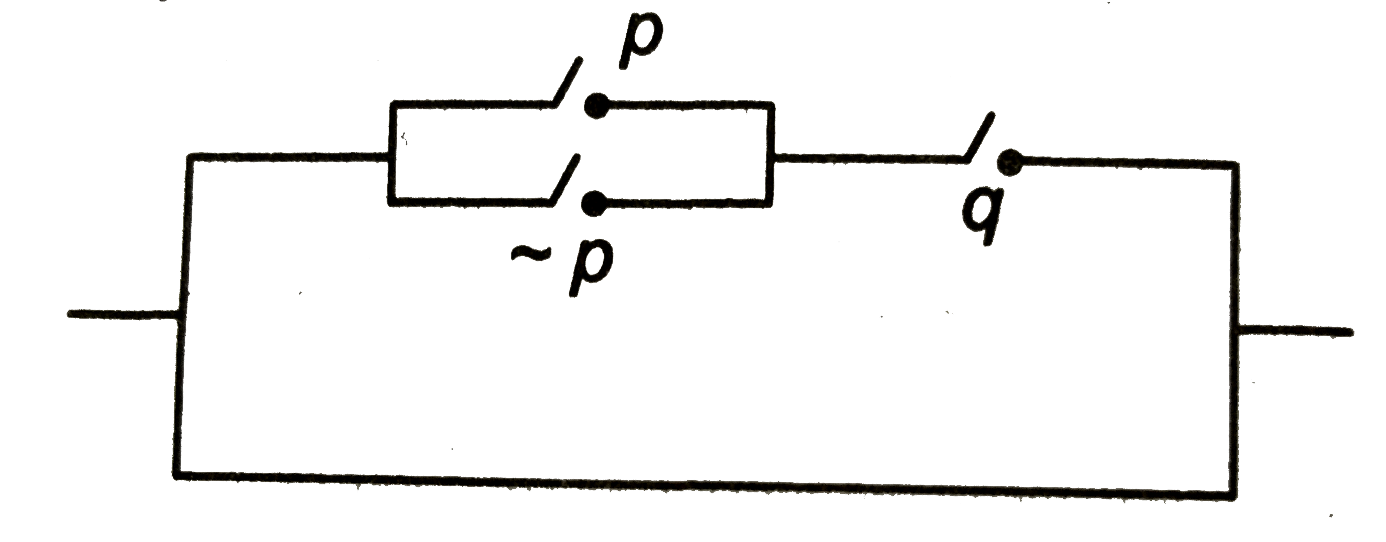 The output of the following circuit is