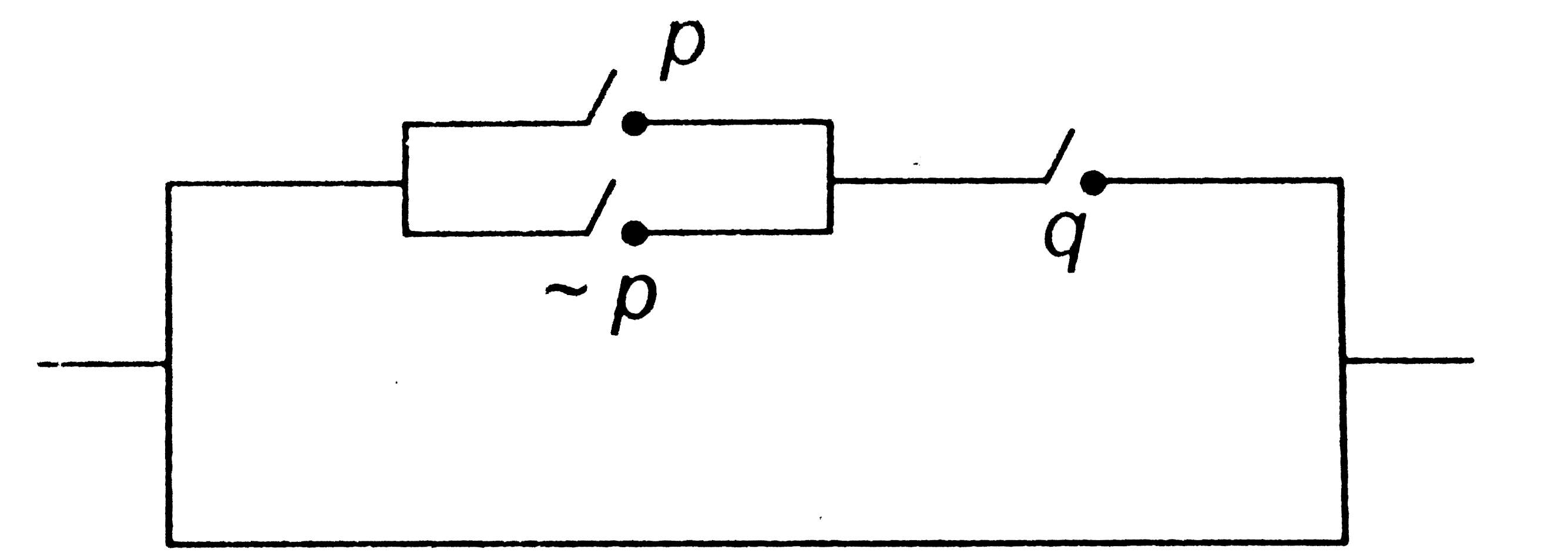 The output of the following circuit is