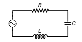 A series L-C-R circuit connected to a variable frequency 230 V source has L = 5.0 H, C = 80 mu F, R = 40 Omega as shown in figure.       (a) Determine the source frequency which drives the circuit in  resonance.   (b) Obtain the impendance of the circuit and amplitude of current at the resonant frequency.   (c ) Determine the rms potential drops across the three elements of the circuit. Show that the potential drop across the L-C combination is xer at the resonating frequency.