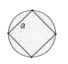 द्रव्यमान M के चार एकसमान कण भुजा a के एक वर्ग के कोणों पर स्थित हैं। यदि ये कण एक-दूसरे के गुरुत्वाकर्षण प्रभाव में एक वर्ग के परितः एक वृत्तीय कक्षा में गतिशील हैं, तो कण की चाल क्या होगी?