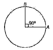 8 ओम प्रतिरोध वाले एक तार को मोड़कर एक बंद वृत्त बनाया गया है। विन्दु A और B के बीच प्रभावी प्रतिरोध क्या है ?