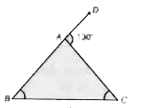 निम्नलिखित चित्र में यदि angleB: angleC = 2:3, तो angleB का मान होगा