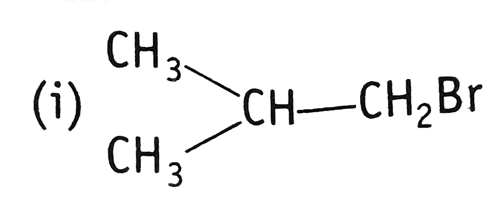 Arrange the following compounds in increasing order of their boiling points.      , (ii) CH(3)CH(2)CH(2)CH(2)Br   (iii) H(3)C-underset(Br)underset(|)overset(CH(3))underset(|)C-CH(3)