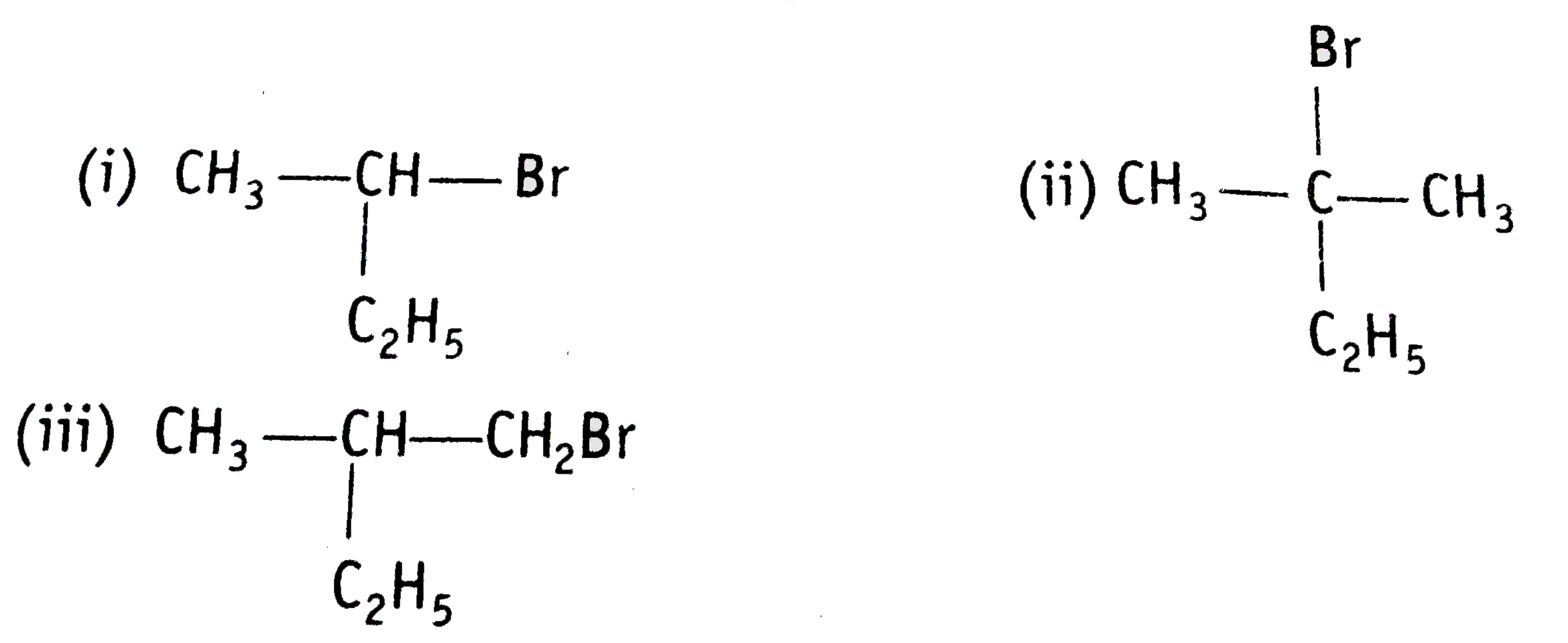 Which of the following compounds will give racemic mixture on nucleophillic substitution by OH^(-) ion?