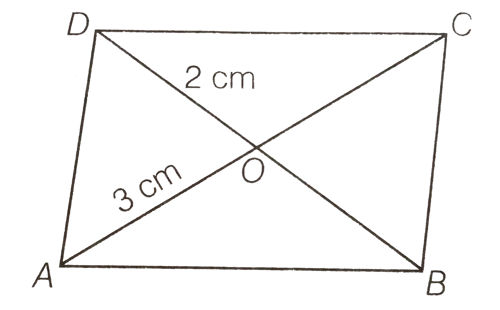 Diagonals Ac And Of A Parallelogram Abcd Intersect Each Other A