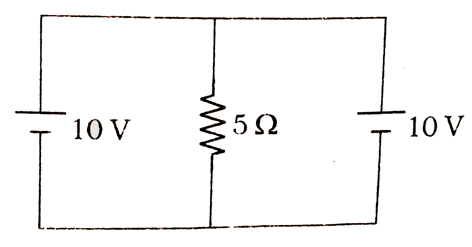 Current through the 5Omega resistor is