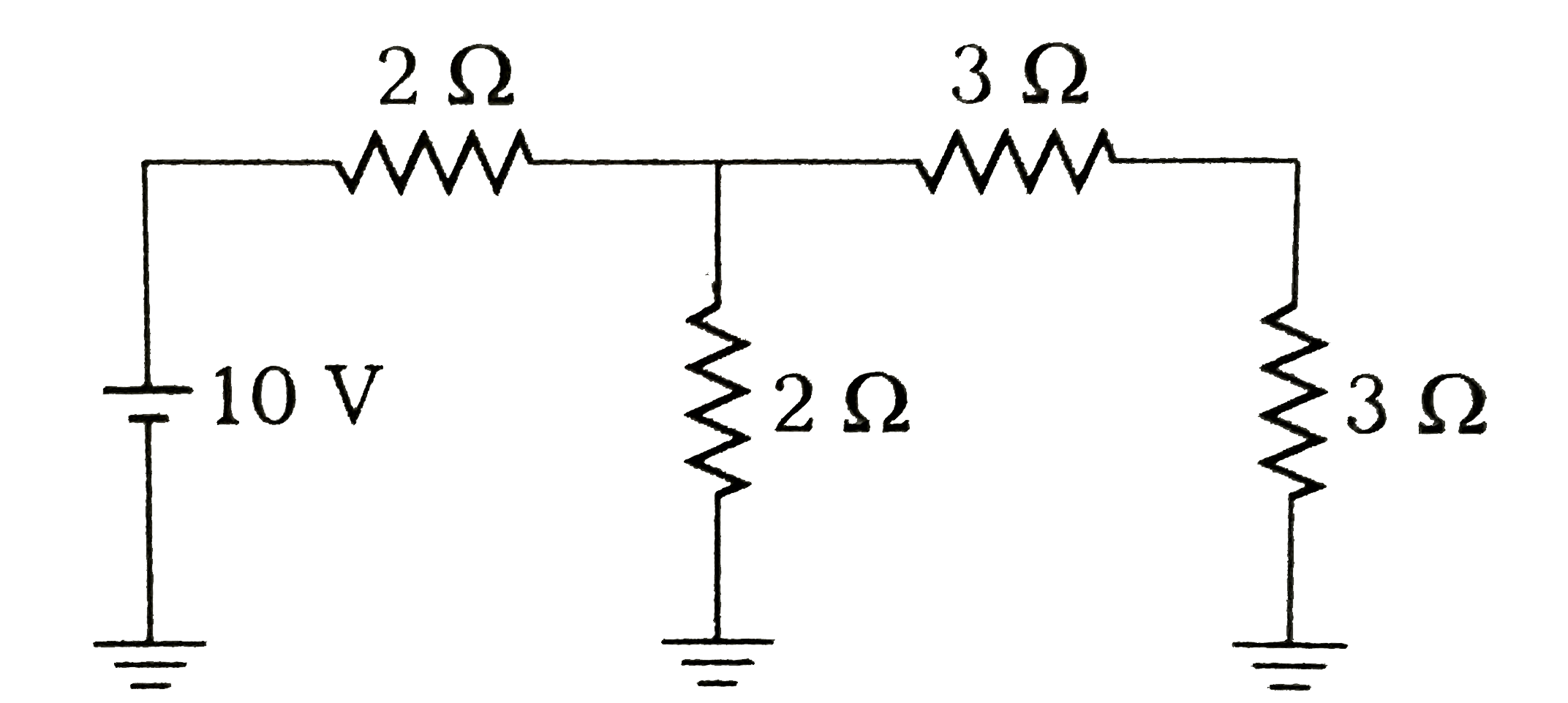 In the circuit shown, the current in 3Omega resistance is