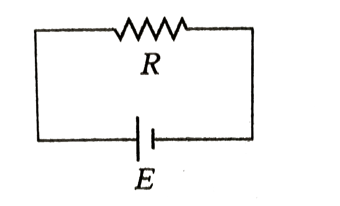 Assertion : In the circuit shown in figure, battery is ideal. If a resistance R(0) is cannected in parallel with R, then power across R will increase.      Reason : Current drawn from the battery will increase.