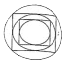 A square is inscribed in a circle  then another circle is inscribed in the square . Another square  is then inscribed in the circle.  Finally a circle is inscirbed in the innermost  square . Thus there are 3 circles  and 2 squares  as shown in the figure . The radius of the outer - most circle is R .       What  is the sum of areas of all the squares shown in the figure ?