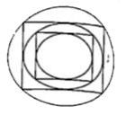 A square is inscribed in a circle  then another circle is inscribed in the square . Another square  is then inscribed in the circle.  Finally a circle is inscirbed in the innermost  square . Thus there are 3 circles  and 2 squares  as shown in the figure . The radius of the outer - most circle is R .       What is the ratio of  sum of circumference of all the circles to the sum of perimeters of all the squares ?