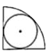 In a quadrant ( of a circle ) a circle of maximum possible area is given . If the radius of the circumscribing quadrant be r, then what is the area of the inscribed circle ?
