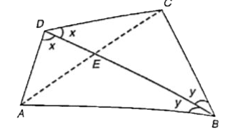 The diagonal BD of a quadrilateral ABCD bisects angleB and angleD, then :
