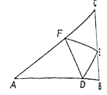 In the given figure angle B is right angle. AD: BD = 3:2 and CE : BE = 5:2 and AF: FC = 1:1. What is the area of DeltaABC, if the area of DeltaBDE is 20 cm^(2)?