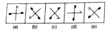 In the problem, out of five/four figures four/three are similar in a certain manner. Choose the figure which is differetn from others.   Q.