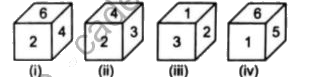 four positions of the same dice have been shown. You have to observe these figures and select the number opposite to the number as asked in each of the question      Which number is opposite to number 2?