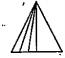 नीचे दी गई आकृति में  कितने  त्रिभुज हैं?