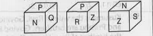 Three positions of a cube are shown below. What will come opposite to face containing 'N'?