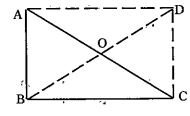 ABC is a right-angled triangle and O is the mid point of the side opposite to the right angle. Explain who O is equidistant from A,B and C. (The dotted lines are drawn additionally to help you.)