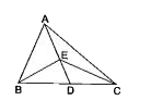 दी गई आकृति में, Delta ABC की एक माध्यिका AD पर स्थित E कोई बिंदु है। दर्शाइए कि  ar (Delta BED) = ar (DeltaCDE)