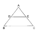 किसी त्रिभुज ABC की भुजाओं AB और BC पर क्रमशः बिंदु D और E स्थित हैं। निम्नलिखित प्रत्येक आँकड़ों के लिए ज्ञात कीजिए कि क्या DE||BC है अथवा नहीं।    AD = 5.7 cm, DB = 9.5 cm, AE = 4.8 cm तथा EC = 8 cm.