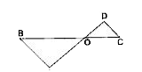 दी गई आकृति में, Delta OAB ~ Delta OCD. यदि AB =8cm, BO = 6.4 cm,OC = 3.5 cm तथा CD=5cm है, तो OA तथा DO की लंबाई ज्ञात कीजिए।