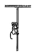 दृढ़ आधार से वंधि एक रस्सी के सहारे , जो 500 N  तक के महत्तम तनाव का सहन कर सकती  है , 35 kg  द्रव्यमान का एक बंदर चढ़ता  है (चित्र 1. 4 - 15 )| नीचे दी गई अवस्थाओं में से किसमे रस्की  टूट जाएगी ?       (a) बंदर 6 m s^(-2)  के त्वरण  से ऊपर चढ़ता है    (b) बंदर 6 m s^(-2)  के त्वरण से नीचे उतरता है   (c)  बंदर 6 m s^(-1) की एकसमान चाल से ऊपर चढ़ता है    (d) बंदर 6 m s^(-1) की एकसमान चाल से नीचे उतरता है