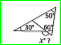 Write the value of x from the given figure.