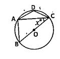 প্রদত্ত O কেন্দ্রীয় বৃত্তে চিত্র থেকে x-এর মান নির্ণয় করো, যেখানে /ADC = 130^@ এবং /ACB = X^@।