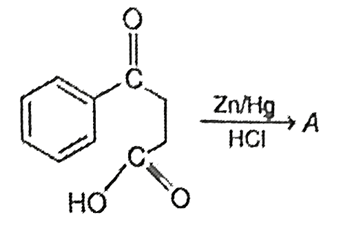 Consider the following series of reaction,      overset(SOCl(2))rarrBoverset(AlCl(3))rarrCoverset(LiAlH(4))rarrD    overset(Conc.H(2)SO(4))underset(Delta)rarrEoverset(NBS)rarrFoverset(Alc.KOH)rarrG   The end product of the above series of reaction is