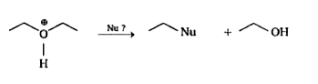 निम्नलिखित में से किस नाभिक-स्नेही (nucleophile) की उपस्थिति में SN^2  क्रियाविधि होने की सम्भावना अधिक होती है?