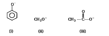 निम्नलिखित को प्रोटिक विलायक (protic solvent) में बढ़ते हुये नाभिकस्नेही लक्षण (nucleophilicity) के क्रम में व्यवस्थित करो।