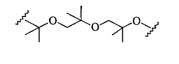 निम्नलिखित बहुलक (polymer) को ऋणायनिक बहुलीकरण (anionic polymerization) रीति से बनाने के लिये आवश्यक एकक (monomer) संरचना क्या है?