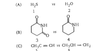 Which of the following acids would have a STRONGER CONJUGATE BASE ?       (C) CH3C-=CH