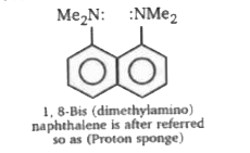Its basic strength is 10^(10)  more than 1-dimethyl amino naphthalene. Reason for high basic strength is :